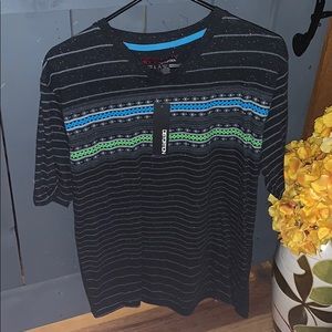 Men stripped T-Shirt brand Distortion